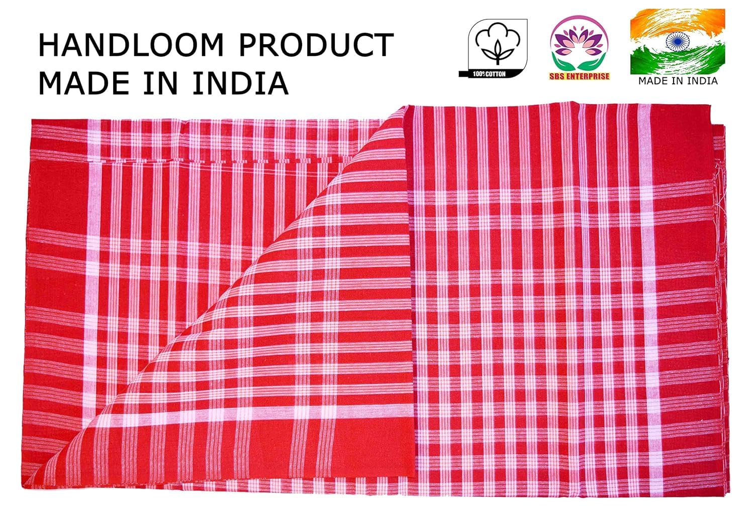 Rinas BDN Handloom 100% Pure Cotton Towels (Pack of 5) XXXL Size
